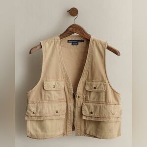 Ralph Lauren Beige Utility Vest